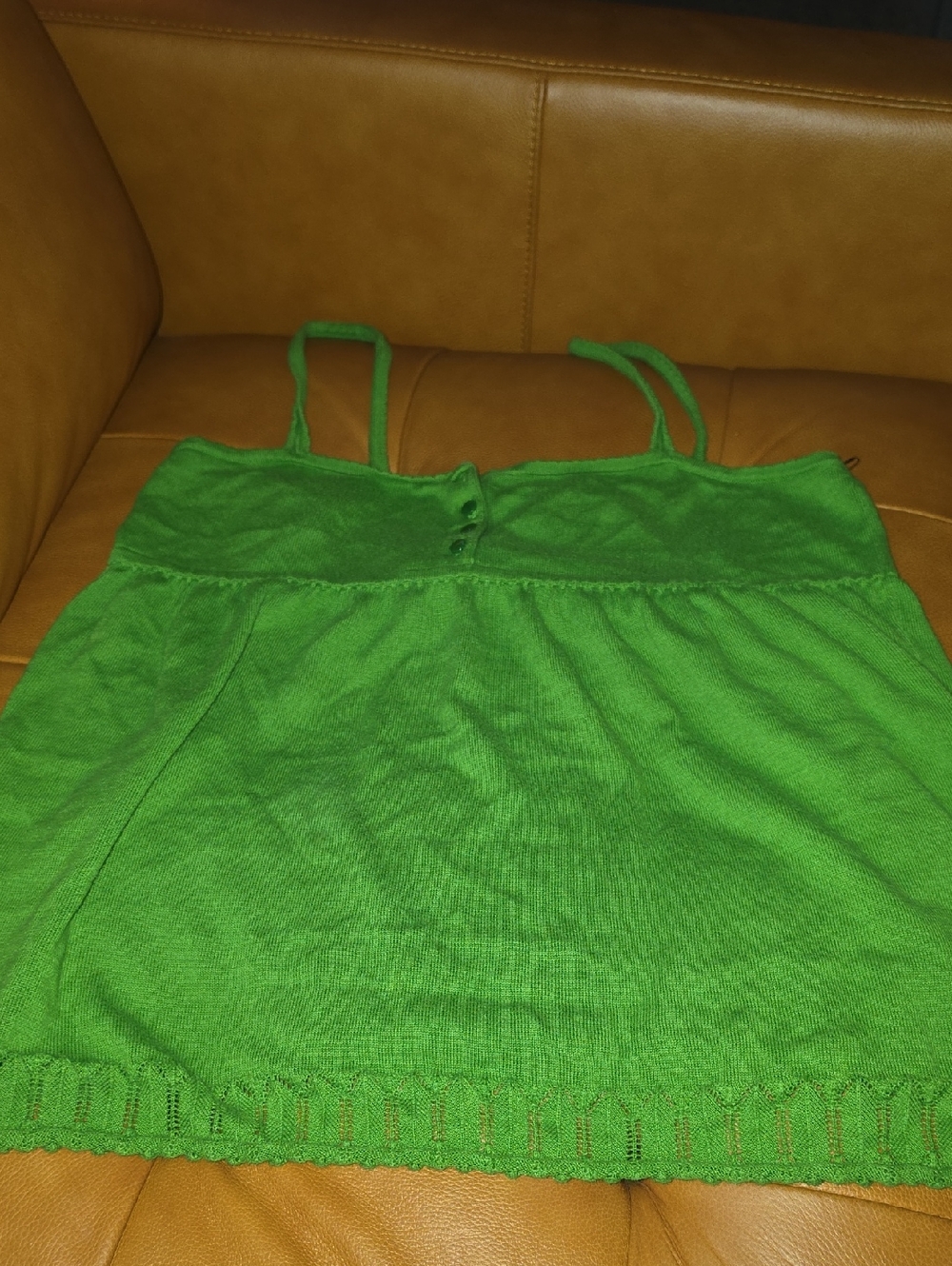 Old Navy Bright Green Spaghetti Strap Camisole